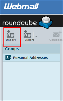 import Outlook contacts in Roundcube