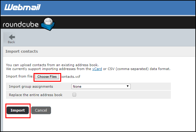 import contacts to outlook from earthlink