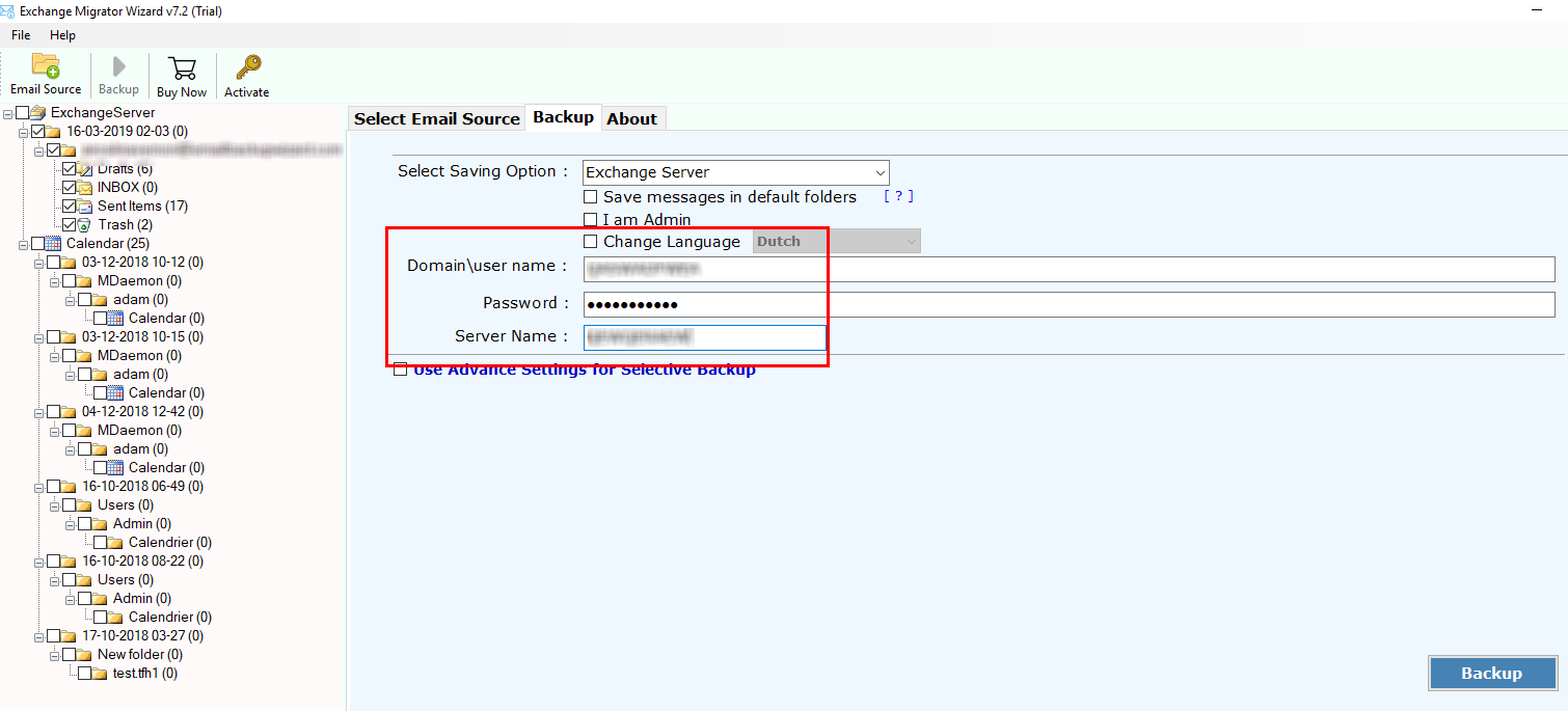 Exchange Server 2019 to perform upgrading