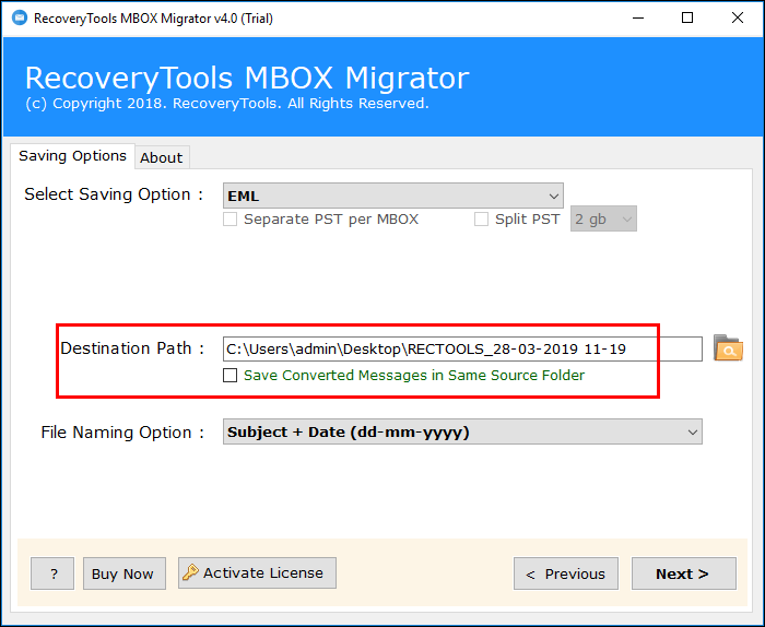 import MBOX to Mailbird mailbox